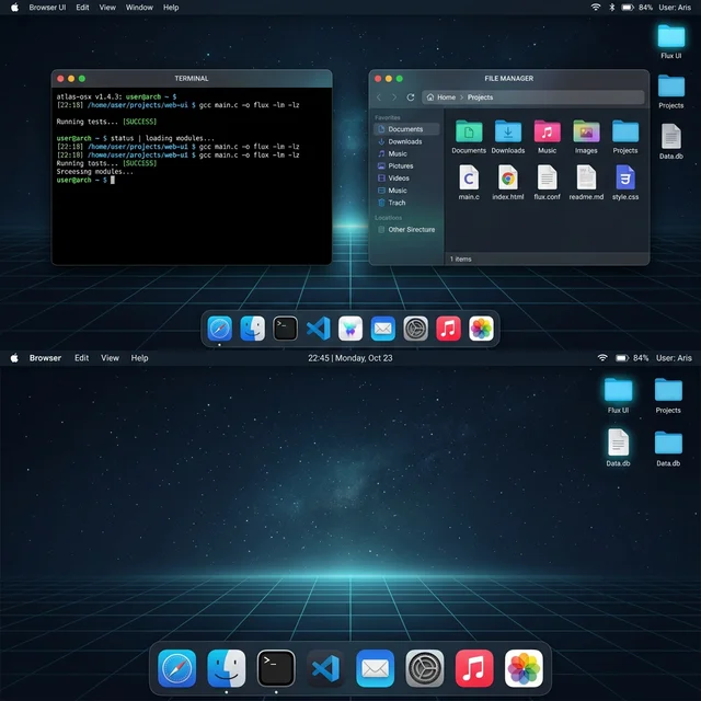 WebGati BrowserOS — Full browser-based operating system