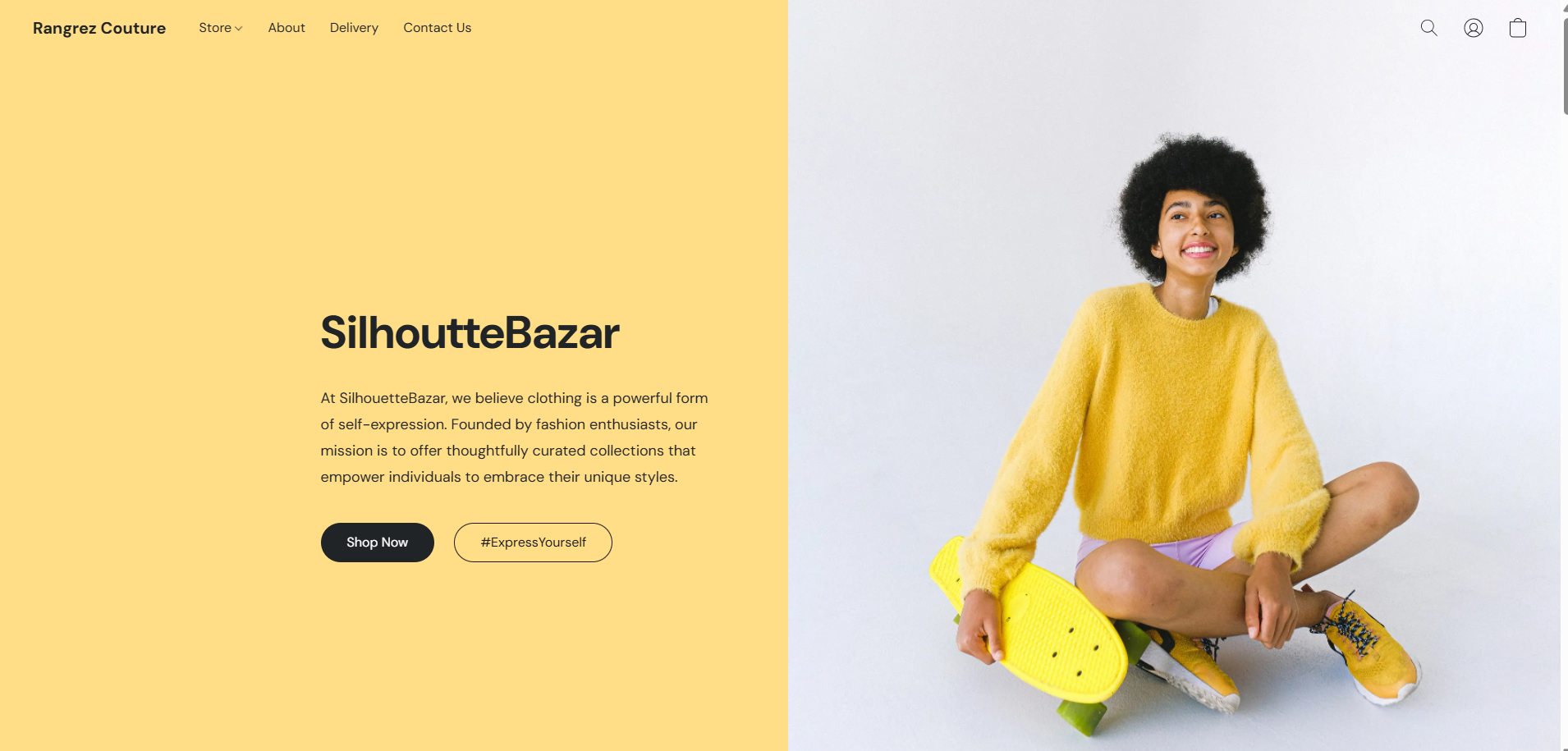SilhoutteBazar Website